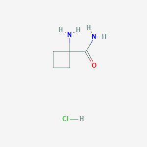 1-Aminocyclobutane-1-carboxamide hydrochloride