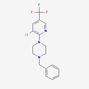 1-Benzyl-4-[3-chloro-5-(trifluoromethyl)-2-pyridinyl]piperazine