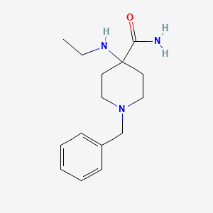 1-Benzyl-4-(ethylamino)piperidine-4-carboxamide