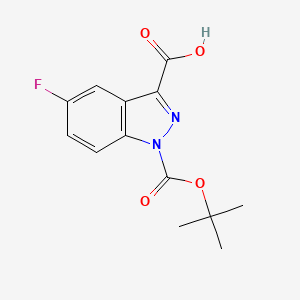 1-Boc-5-fluoro-3-indazole-carboxylic Acid