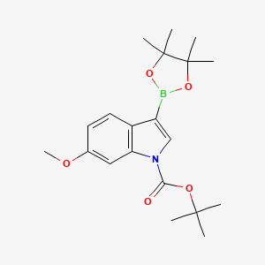 1-Boc-6-Methoxyindole-3-boronic acid, pinacol ester