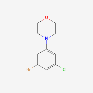1-Bromo-3-chloro-5-morpholinobenzene