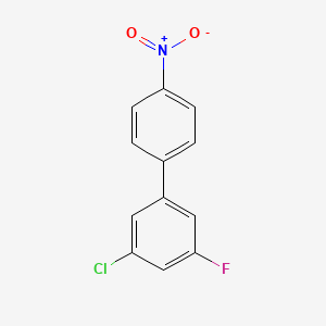 1-Chloro-3-fluoro-5-(4-nitrophenyl)benzene