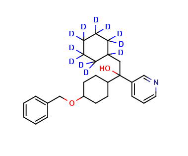 1-Cyclohexyl-1-(4-benzyloxycyclohexyl)-2-(2-pyridinyl)ethanol-d11