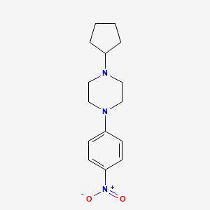 1-Cyclopentyl-4-(4-nitrophenyl)piperazine