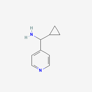 1-Cyclopropyl-1-(4-pyridyl)methylamine
