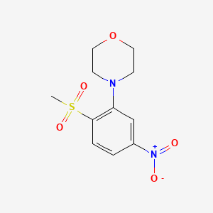 1-Methanesulfonyl-2-morpholino-4-nitrobenzene
