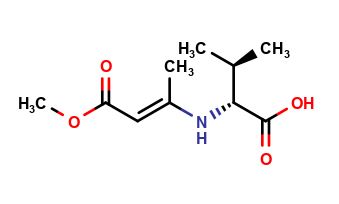 1-Methyl (2E)-3-[[(1R)-1-carboxy-2-methylpropyl]amino]-2-butenoate
