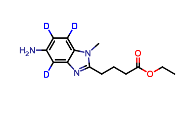 1-Methyl-5-amino-1H-benzimidazole-2-butanoic Acid Ethyl Ester-d3
