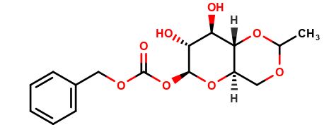 1-O-Benzyloxycarbonyl-4-O,6-O-ethylidene-beta-D-glucopyranose