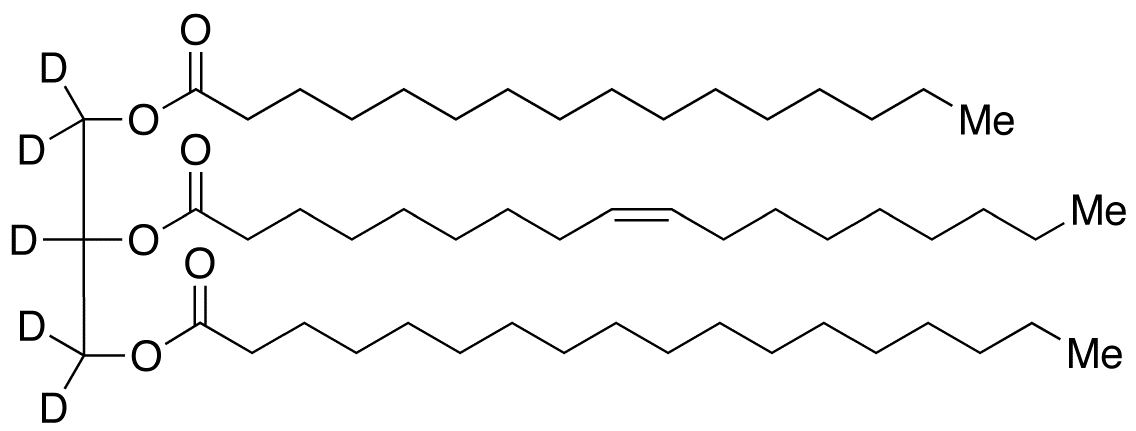 1-Palmitoyl-2-oleoyl-3-stearoyl-rac-glycerol-d5
