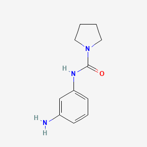 1-Pyrrolidinecarboxamide, N-(3-aminophenyl)-