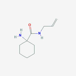 1-amino-N-(prop-2-en-1-yl)cyclohexane-1-carboxamide
