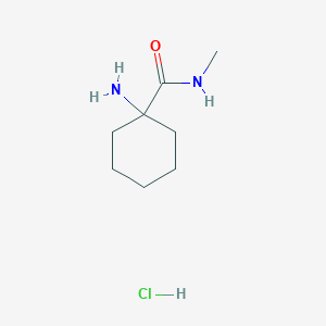 1-amino-N-methylcyclohexane-1-carboxamide hydrochloride