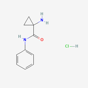 1-amino-N-phenylcyclopropane-1-carboxamide hydrochloride