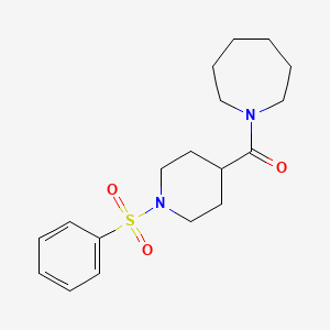 1-azepanyl[1-(phenylsulfonyl)-4-piperidinyl]methanone