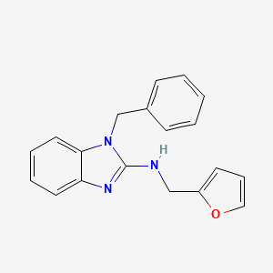 1-benzyl-N-(furan-2-ylmethyl)-1H-benzimidazol-2-amine