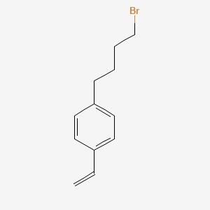 1-bromo-4-(4-ethenylphenyl)butane
