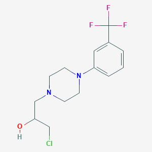1-chloro-3-{4-[3-(trifluoromethyl)phenyl]piperazino}-2-propanol