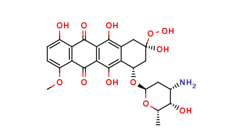 1-hydroxy-9-desacetyldoxorubicin-9-hydroperoxide