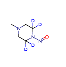 1-methyl-4-nitrosopiperazine-d4 200μg/mL in Methanol