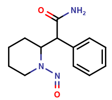 1-nitroso-alpha-phenyl-2-piperidine acetamide