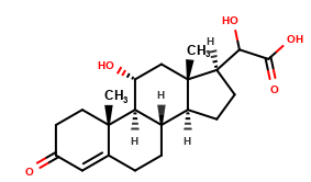 11-Alpha-20-Dihydro-corticosterone 21-Carboxylic Acid