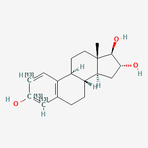 16α-Hydroxyestradiol-[2,3,4-13C3] (Solution)
