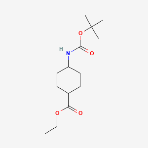 1r,4r)-Ethyl 4-(tert-butoxycarbonylamino) cyclohexanecarboxylate