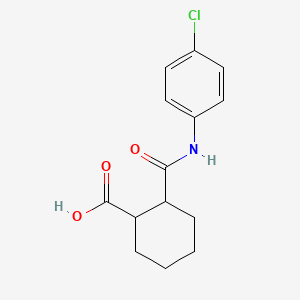 2-{[(4-chlorophenyl)amino]carbonyl}cyclohexanecarboxylic acid