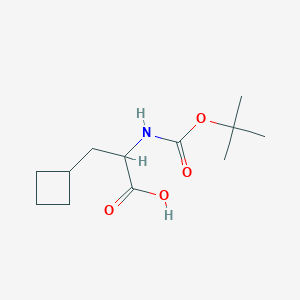2-{[(tert-butoxy)carbonyl]amino}-3-cyclobutylpropanoic acid