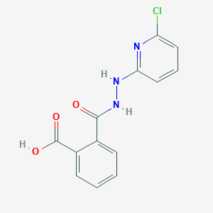 2-{[2-(6-chloro-2-pyridinyl)hydrazino]carbonyl}benzenecarboxylic acid