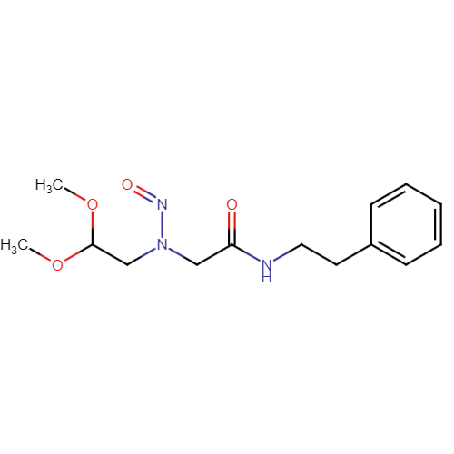 2-((2,2-dimethoxyethyl) (Nitroso)amino)-N-phenethylacetamide