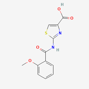2-[(2-Methoxybenzoyl)amino]-1,3-thiazole-4-carboxylic acid