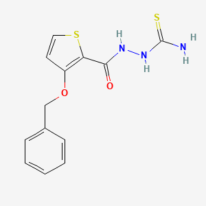 2-{[3-(benzyloxy)-2-thienyl]carbonyl}-1-hydrazinecarbothioamide