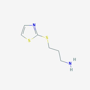 2-[(3-Aminopropyl)sulfanyl]-1,3-thiazole