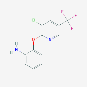 2-{[3-Chloro-5-(trifluoromethyl)-2-pyridinyl]-oxy}aniline