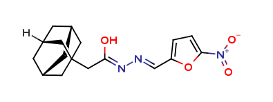 2-((3r,5r,7r)-adamantan-1-yl)-N-((5-nitrofuran-2-yl)methylene)acetohydrazonic acid