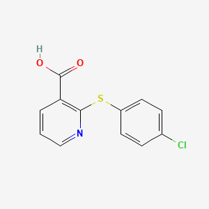 2-[(4-chlorophenyl)sulfanyl]nicotinic acid