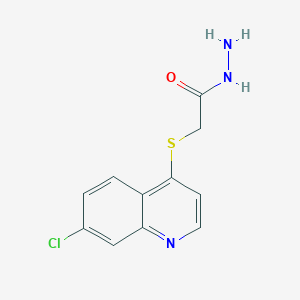 2-[(7-Chloroquinolin-4-yl)thio]acetohydrazide