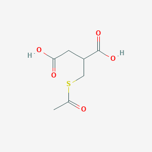 2-[(Acetylsulfanyl)methyl]butanedioic acid