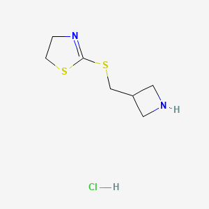 2-((Azetidin-3-ylmethyl)thio)-4,5-dihydrothiazole hydrochloride