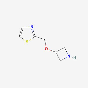 2-[(Azetidin-3-yloxy)methyl]-1,3-thiazole