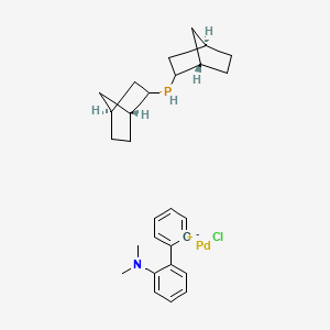 2’-(Dimethylamino)-2-biphenyl-palladium(II)-chloride dinorbornylphosphine complex
