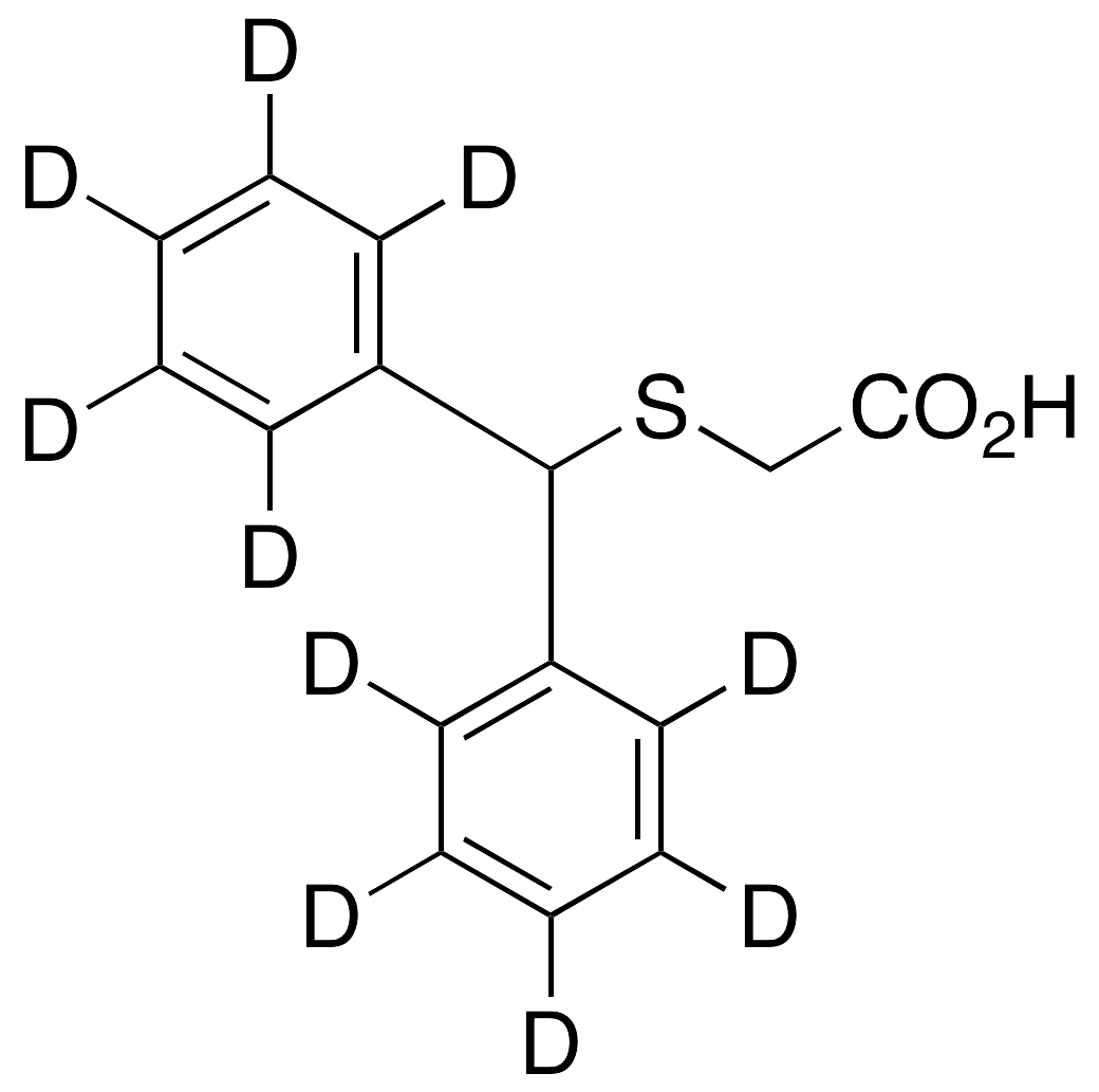 2-[(Diphenylmethyl)thio]acetic Acid-d10
