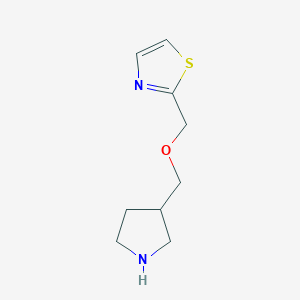 2-((Pyrrolidin-3-ylmethoxy)methyl)thiazole
