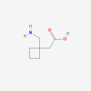 2-(1-(Aminomethyl)cyclobutyl)acetic acid