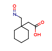 2-(1-(nitrosomethyl)cyclohexyl)acetic acid