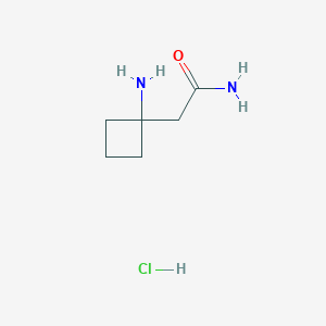 2-(1-Aminocyclobutyl)acetamide hydrochloride