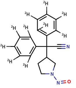 2-(1-Nitrosopyrrolidin-3-yl)-2,2-bis(phenyl-d5)acetonitrile